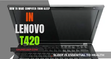 Waking Up Your Lenovo T420 From Sleep Mode
