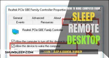 Remote Desktop Tips: Waking Your Computer from Sleep Mode