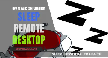 Waking a Remote Computer from Sleep Mode