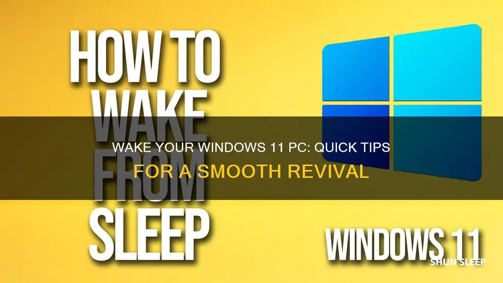 how to wake computer from sleep windows 11