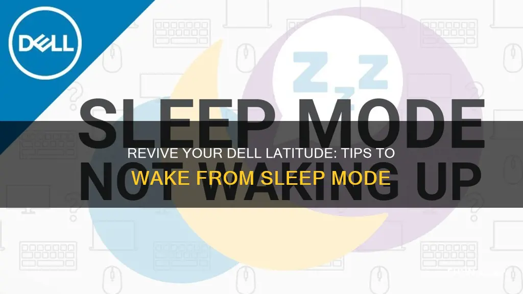 how to wake dell latitude from sleep