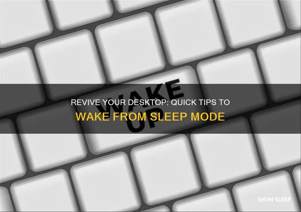 how to wake desktop from sleep