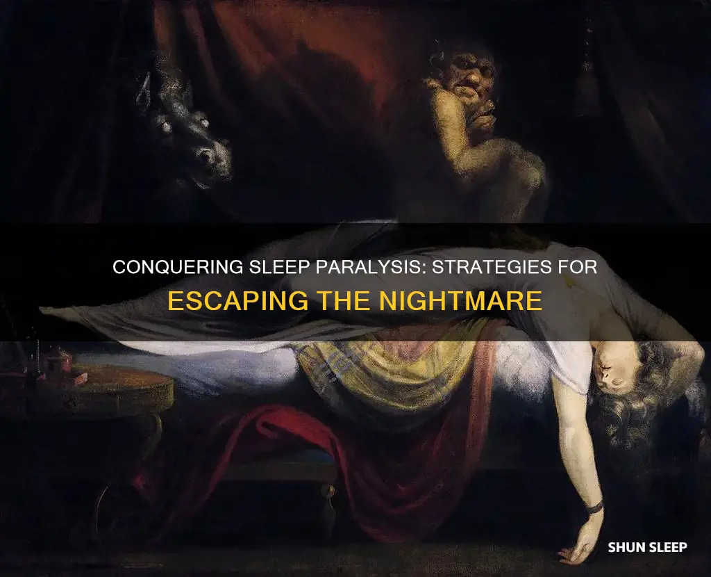 how to wake from sleep paralysis