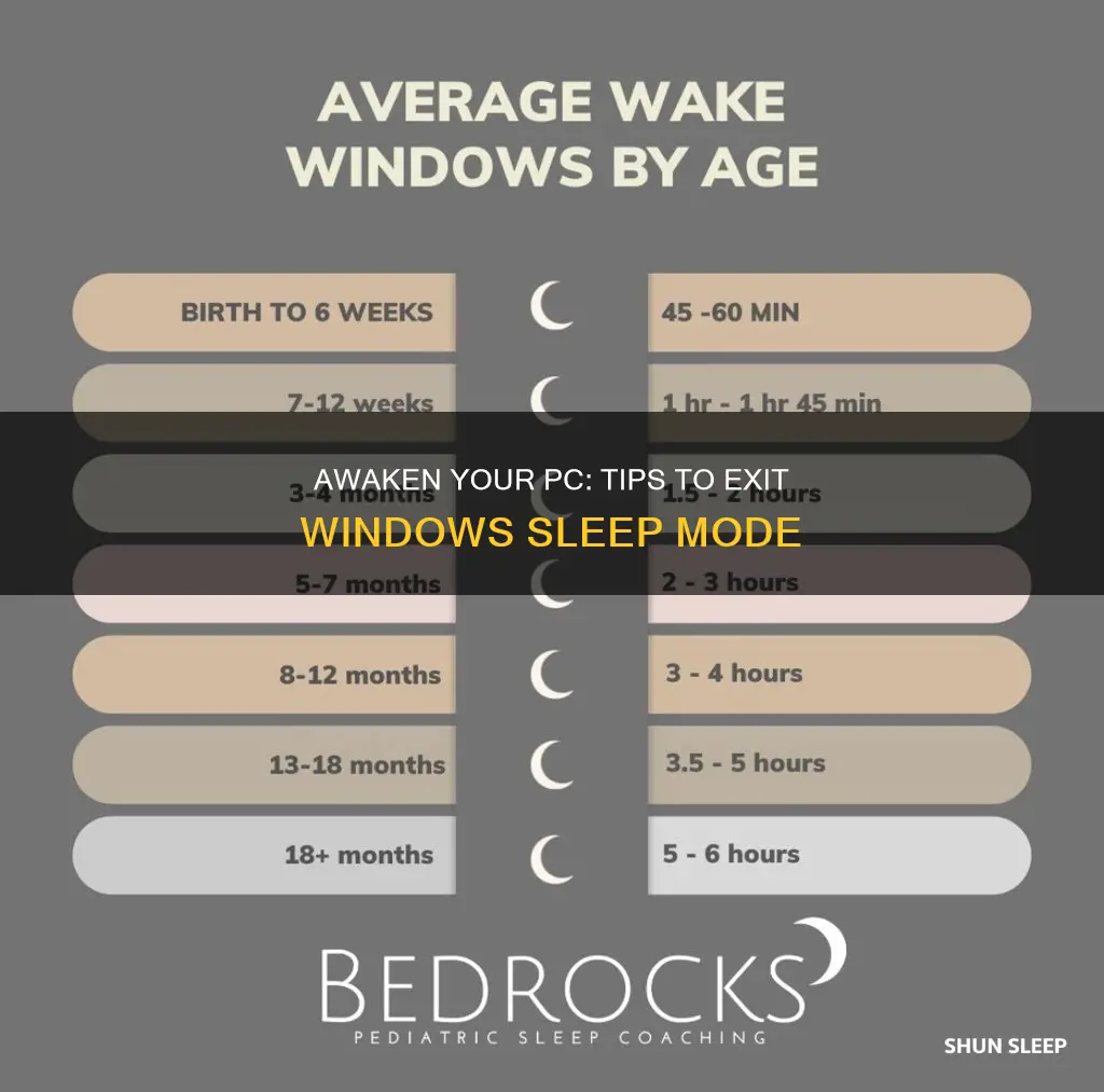 how to wake from windows sleep