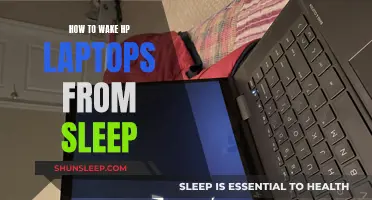 Waking Up Your HP Laptop From Sleep Mode