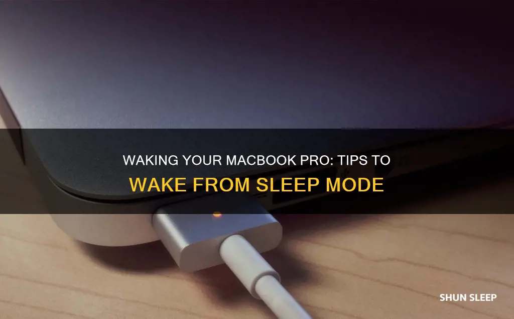 how to wake mbp from sleep