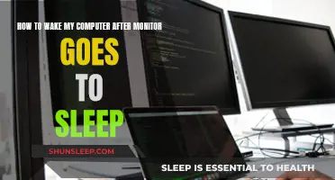 Troubleshooting Monitor Sleep Mode: Wake Up Your Computer