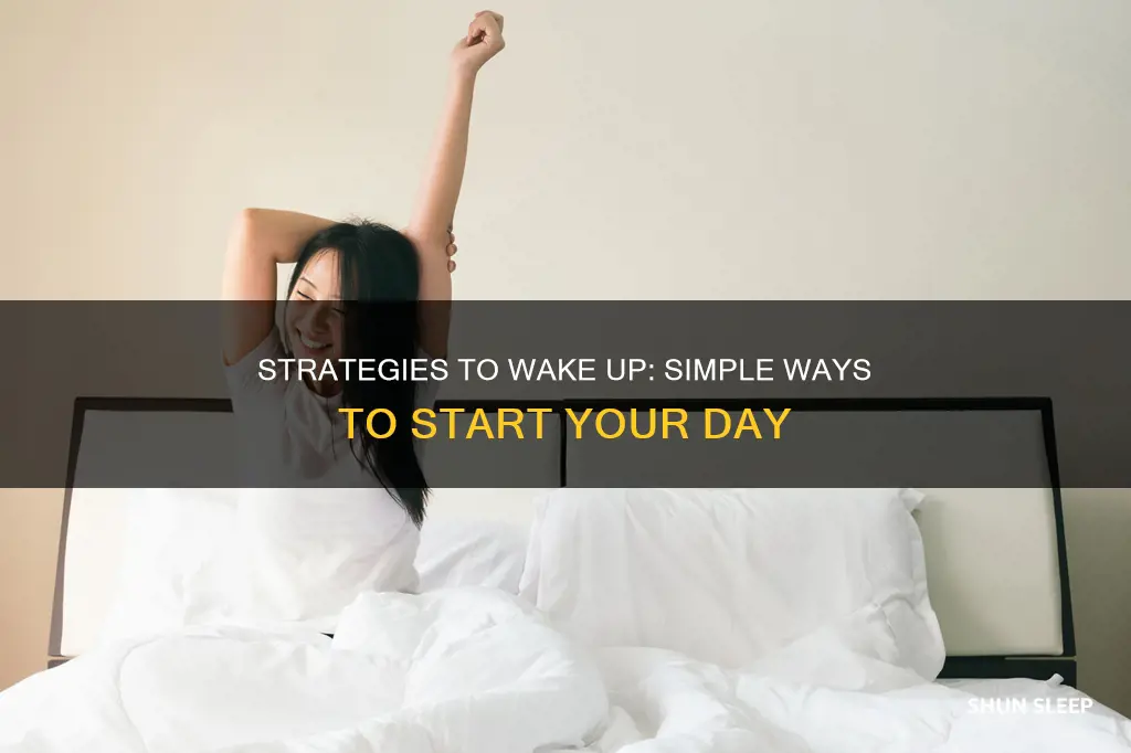 how to wake myself up from sleep