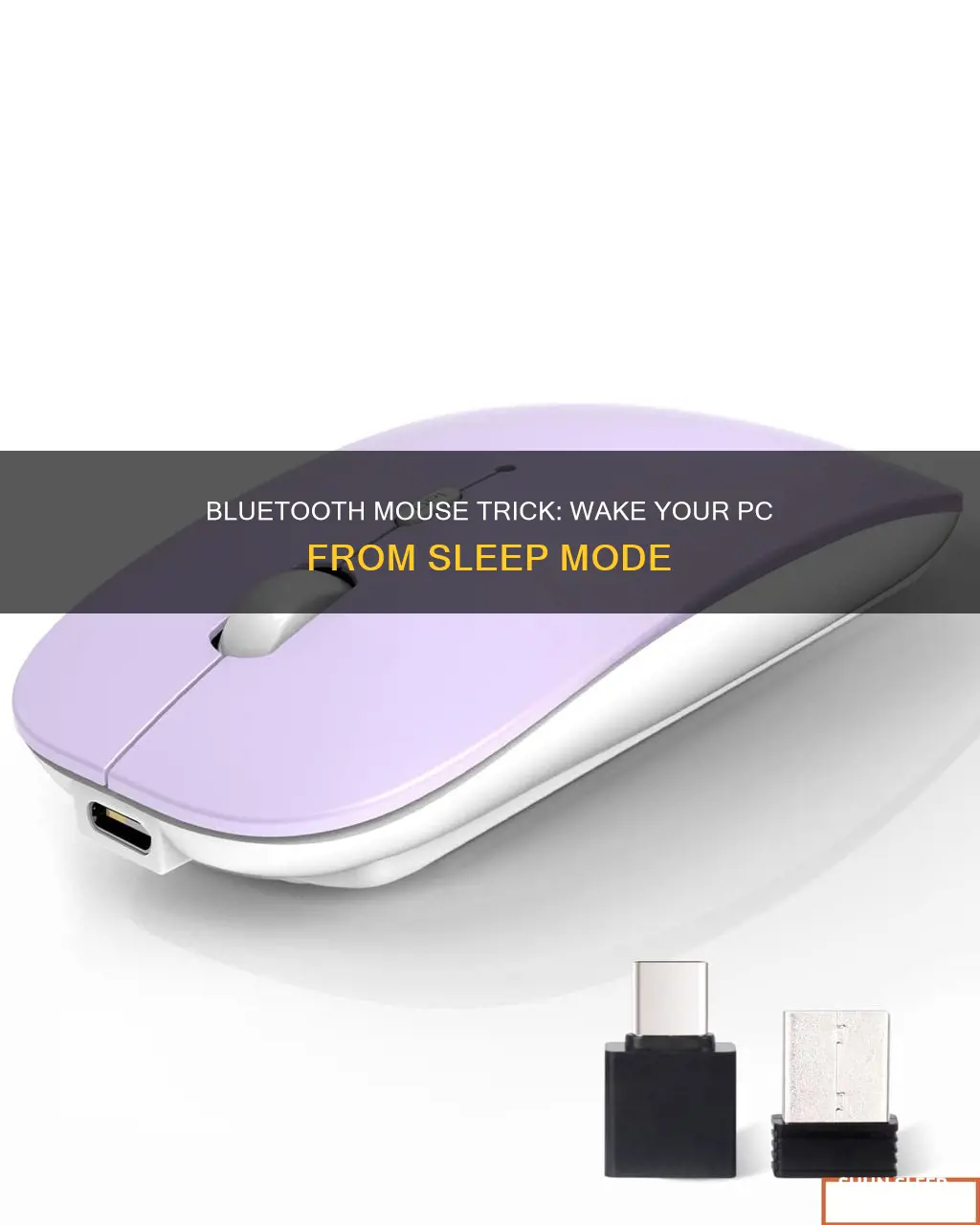 how to wake pc from sleep with bluetooth mouse