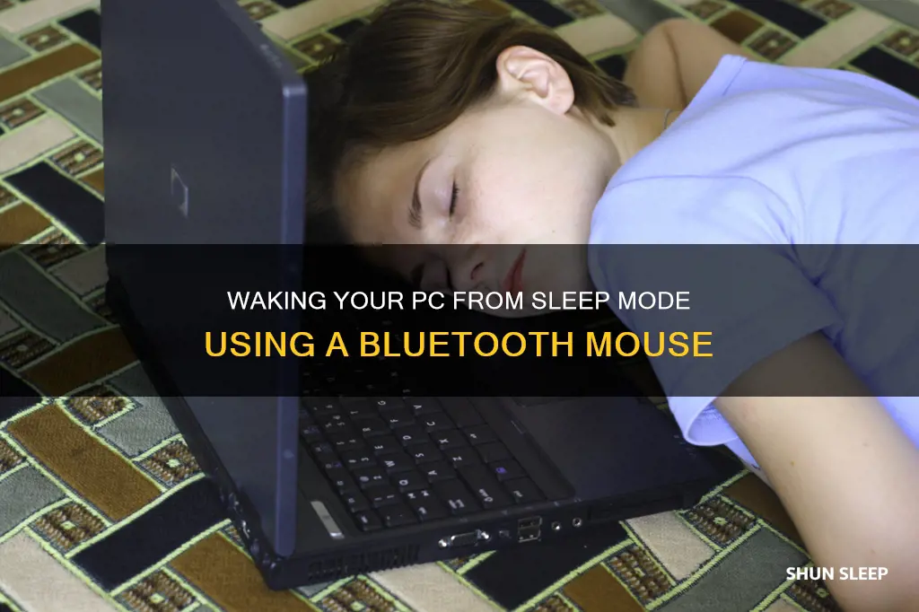 how to wake pc from sleep with bluetooth mouse