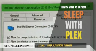 Plex Power: Wake Your PC from Sleep Mode