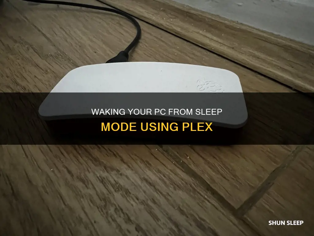 how to wake pc up from sleep with plex