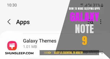 Waking Up Galaxy Note 9's Sleeping Apps