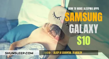 Waking Up Sleeping Apps on the Samsung Galaxy S10