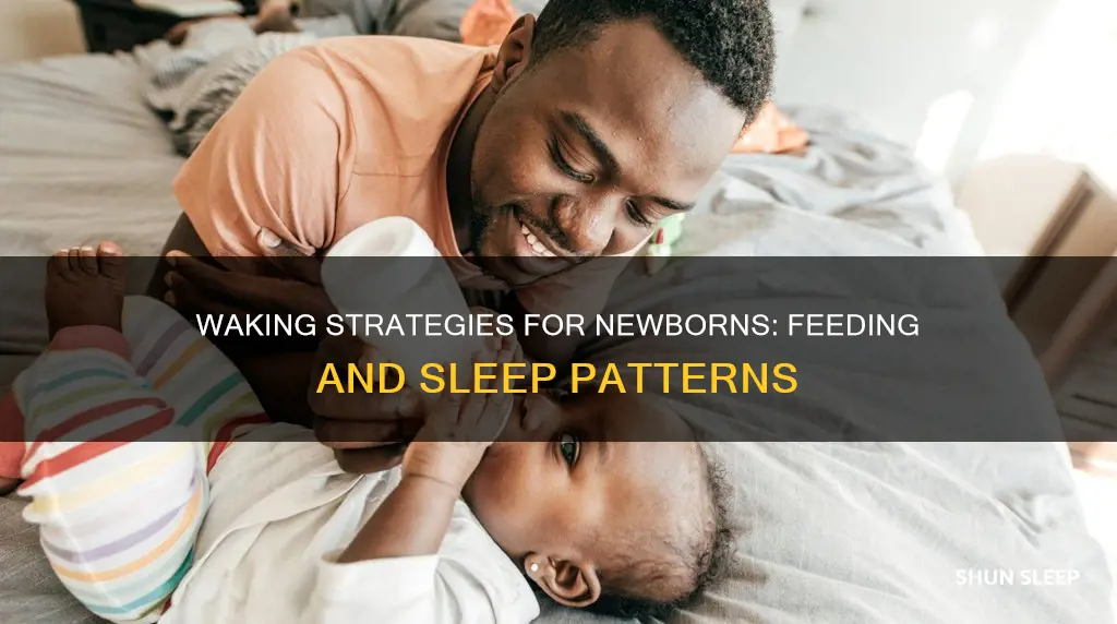 how to wake sleeping newborn to feed