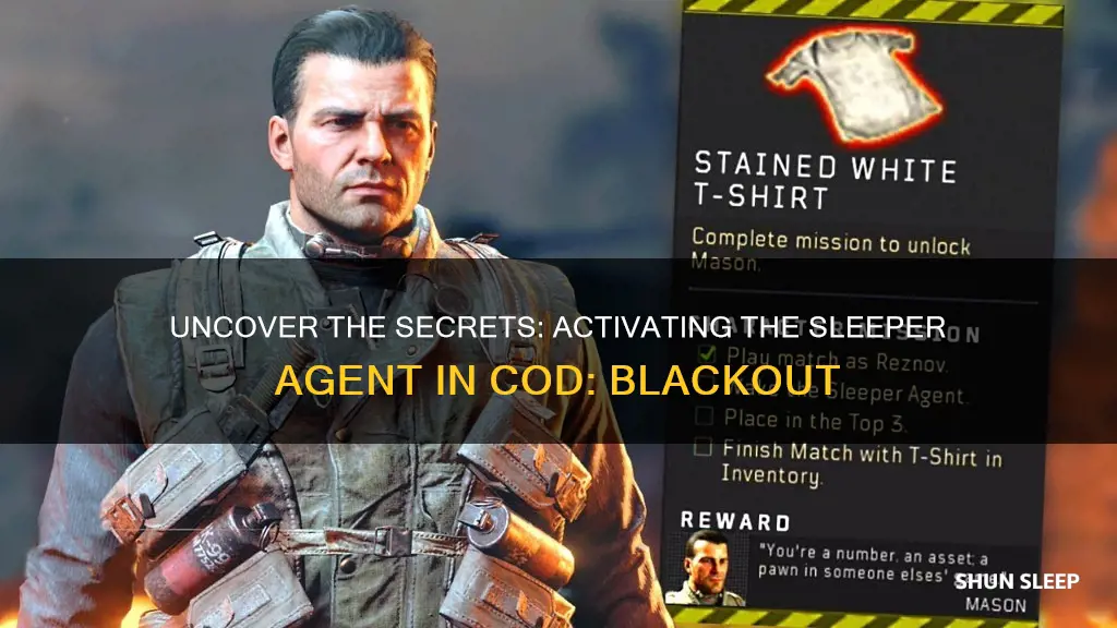 how to wake the sleeper agent cod blackout