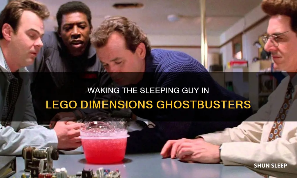 how to wake the sleeping guy lego dimensions ghostbusters