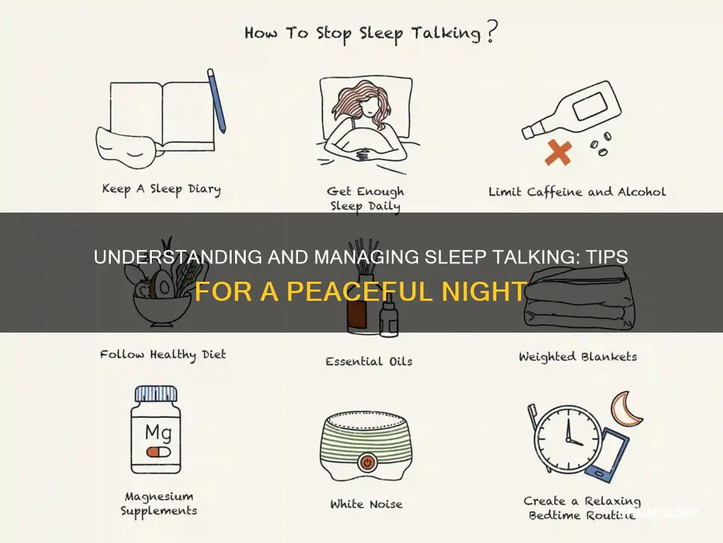 how to wake up a sleep talker