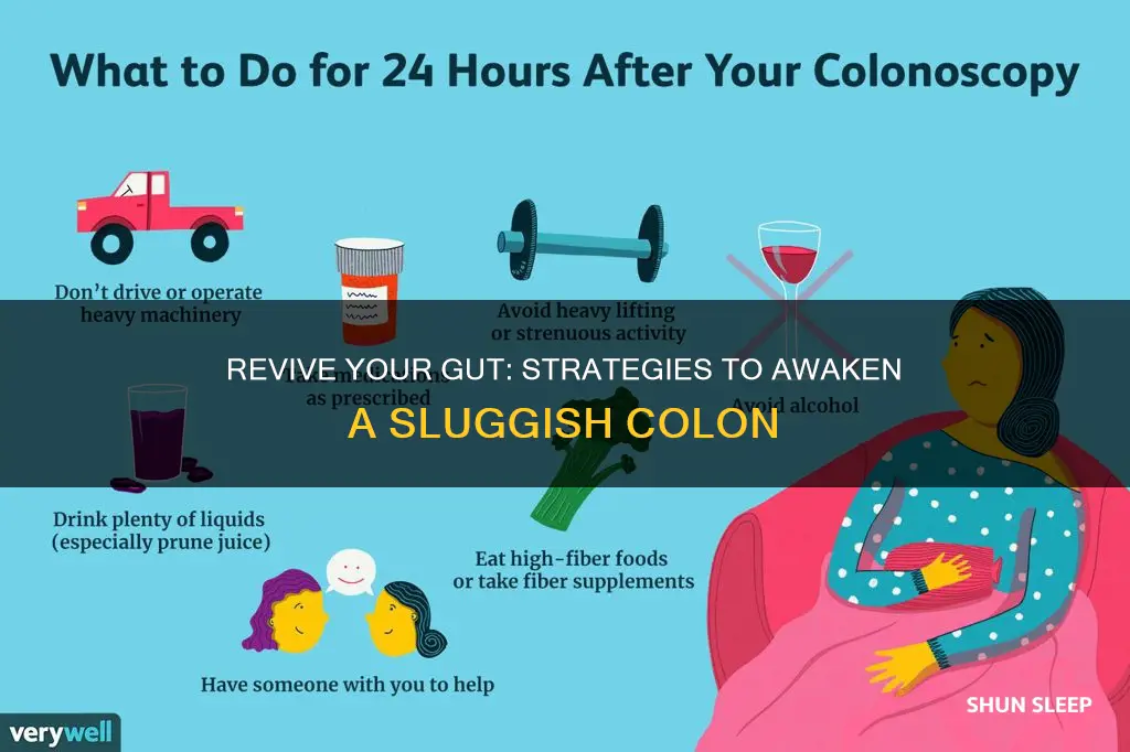 how to wake up a sleeping colon