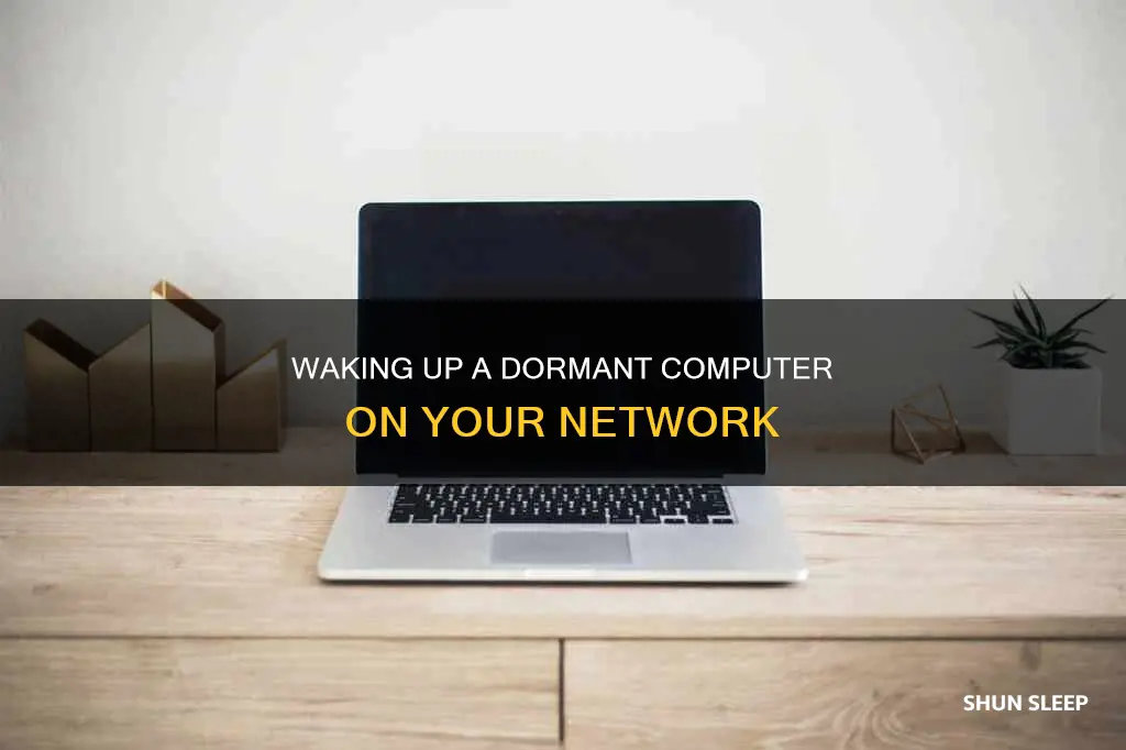 how to wake up a sleeping computer on the network