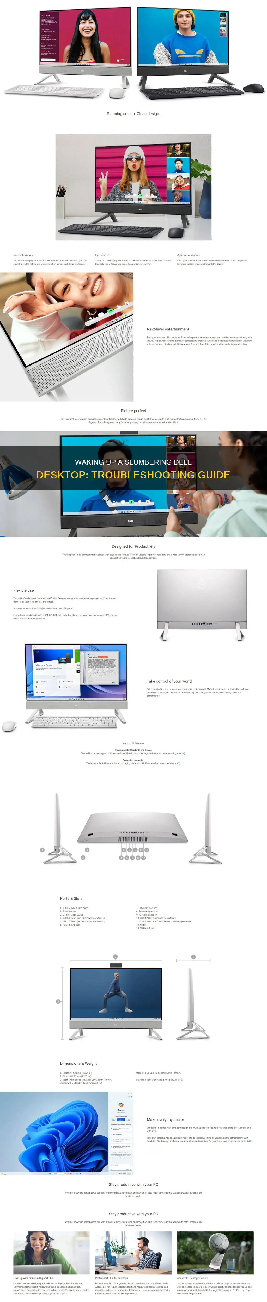 how to wake up a sleeping dell desk top