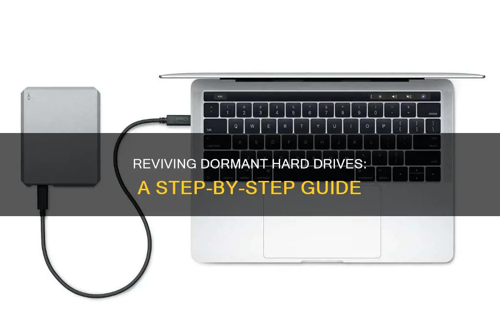 how to wake up a sleeping hard drive