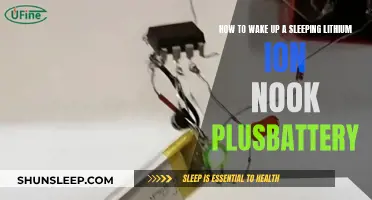 Waking Up Your Nook: Reviving a Lithium-Ion Battery