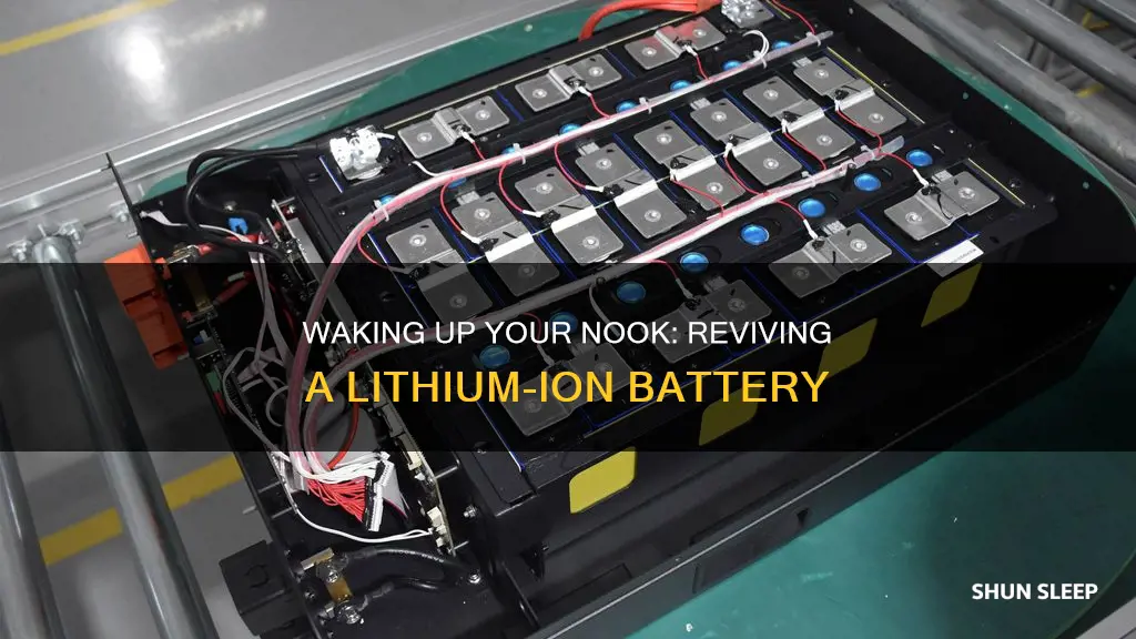 how to wake up a sleeping lithium ion nook plusbattery