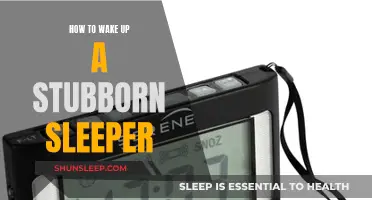 Stubborn Sleeper? Tricks to Wake Them Up