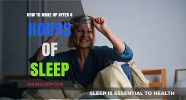 Reviving Your Day: Tips to Wake Up Refreshed After Just 4 Hours of Sleep