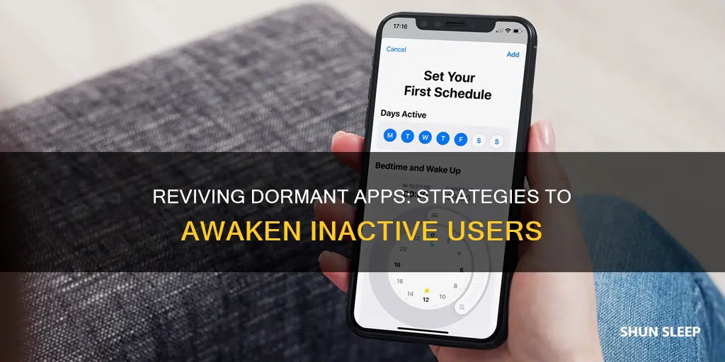 how to wake up an app that has been sleep