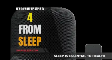 Waking Up Your Apple TV 4 From Sleep Mode