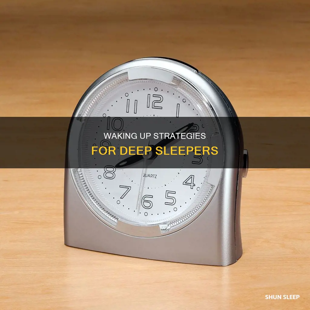 how to wake up as a heavy sleeper