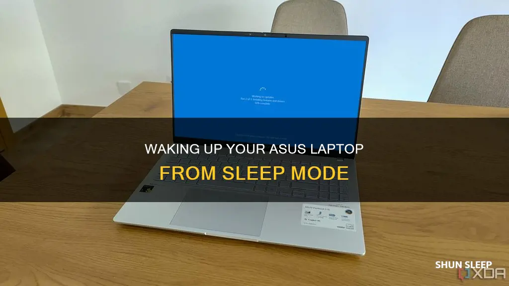 how to wake up asus laptop from sleep
