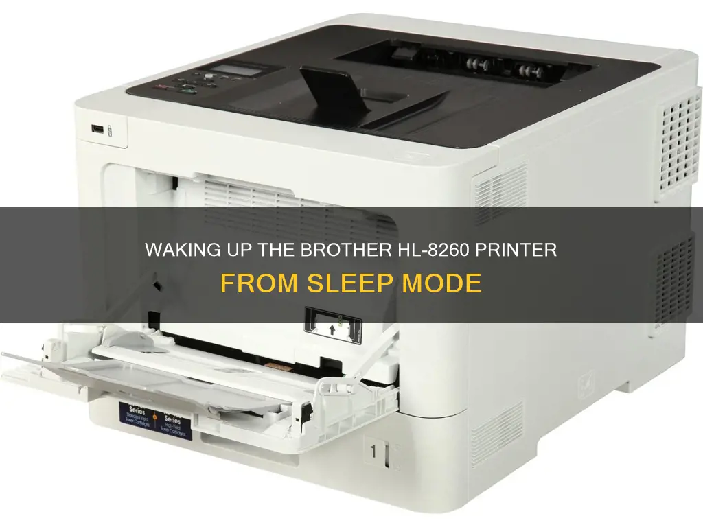how to wake up brother hl 8260 from sleep