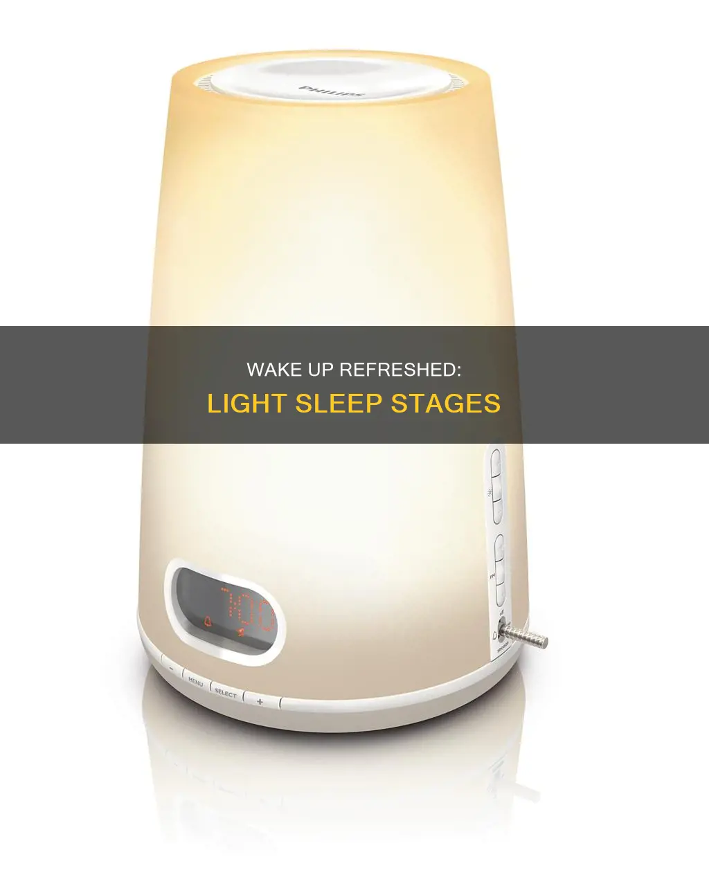 how to wake up during lighter stages of sleep