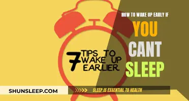 Overcome Sleep Struggles: Tips for Waking Up Early