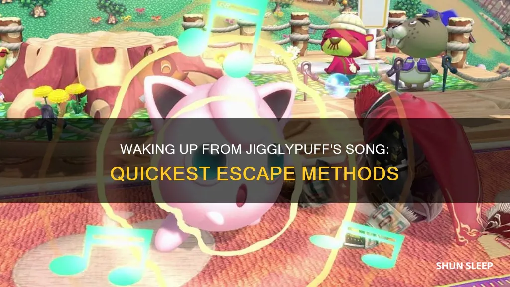 how to wake up from jigglypuffs sleep the fastest