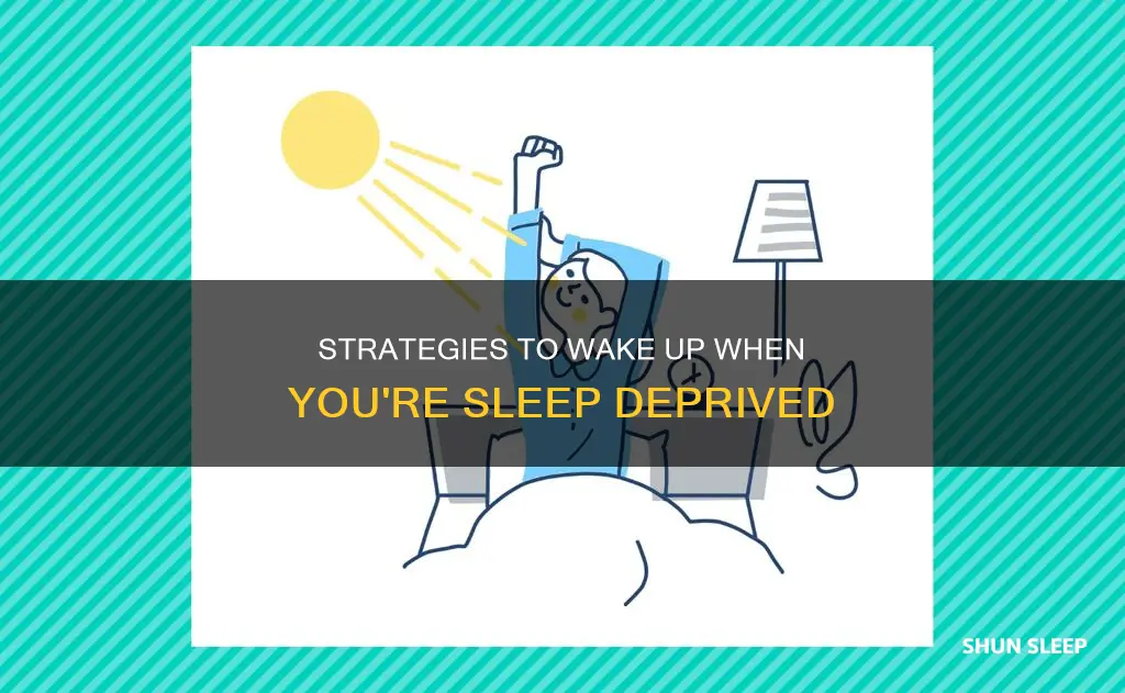 how to wake up from lack of sleep