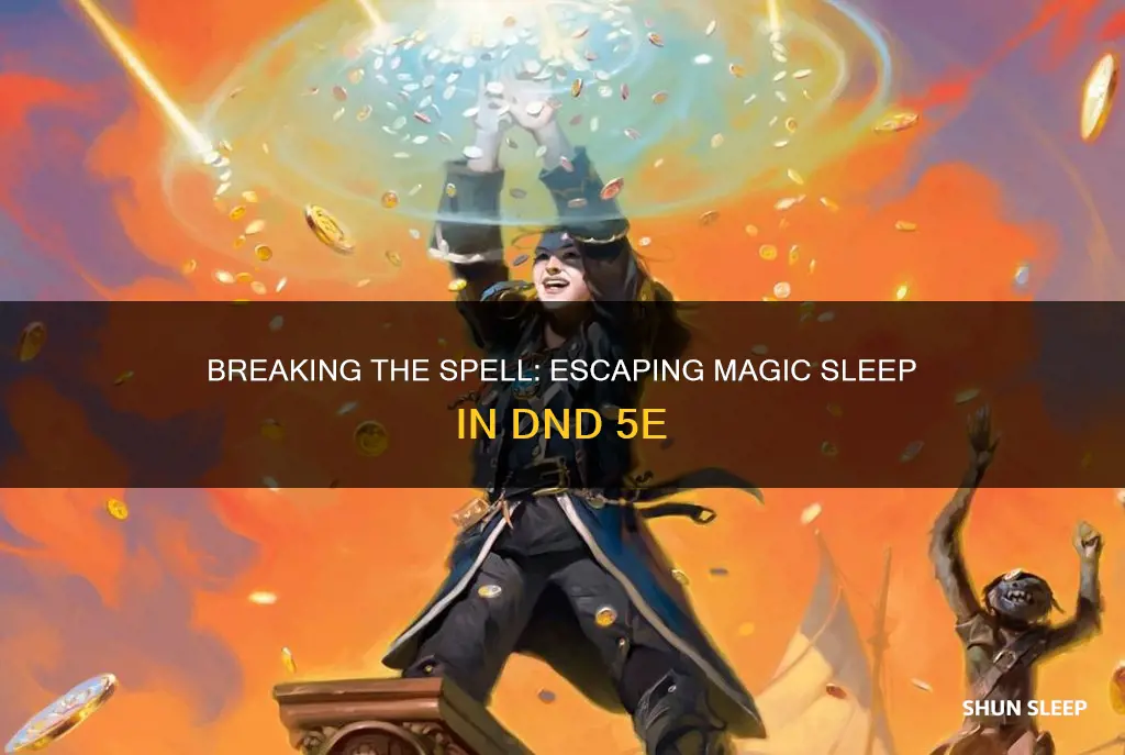 how to wake up from magic sleep dnd 5e