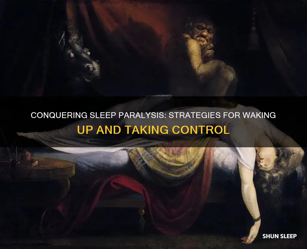 how to wake up from sleep paralyisis