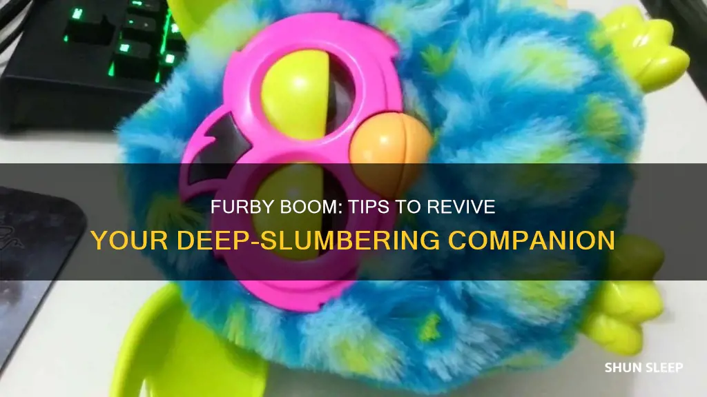 how to wake up furby boom from deep sleep