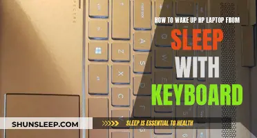Waking Up Your HP Laptop: Keyboard Tricks