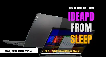 Waking Up Your Lenovo Ideapad from Sleep Mode
