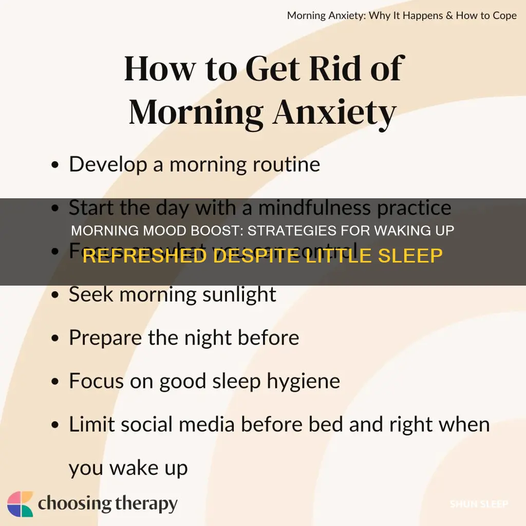 how to wake up not angry if little sleep