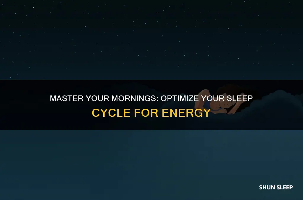 how to wake up not tired based on sleep cycle