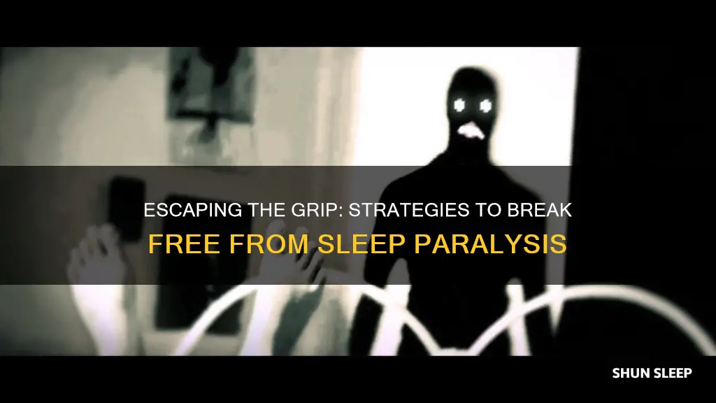 how to wake up out of sleep paralysis