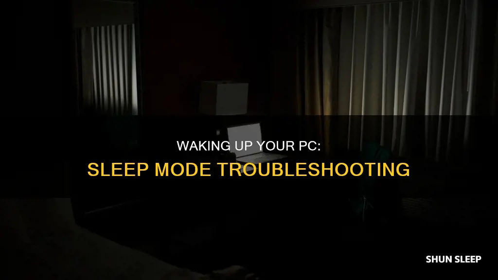 how to wake up pc from sleep