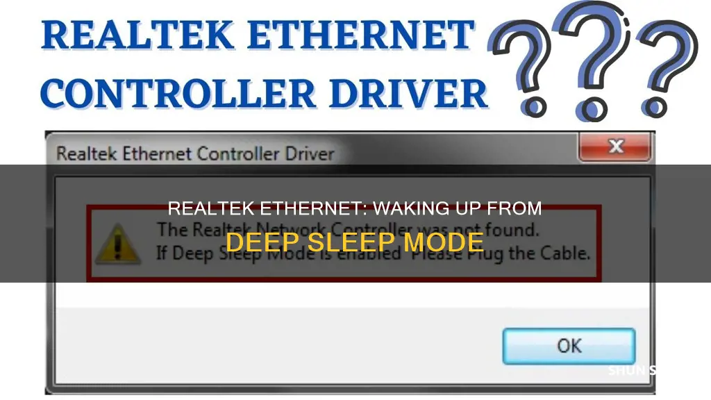 how to wake up realtek ethernet from deep sleep