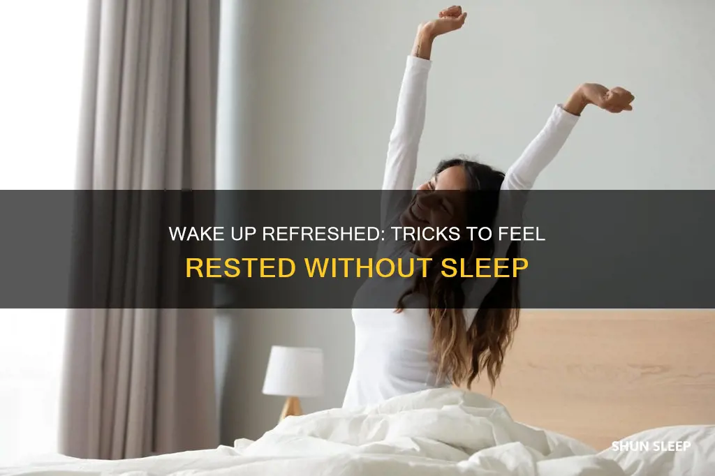 how to wake up refreshed without sleep